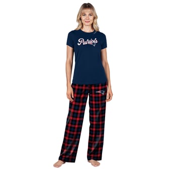Women's Concepts Sport  Navy New England Patriots Highland Sleep Set