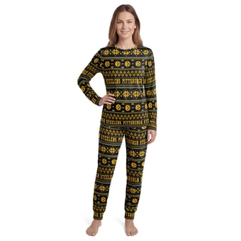 Women's Concepts Sport Black Pittsburgh Steelers Jubilee Sleep Set