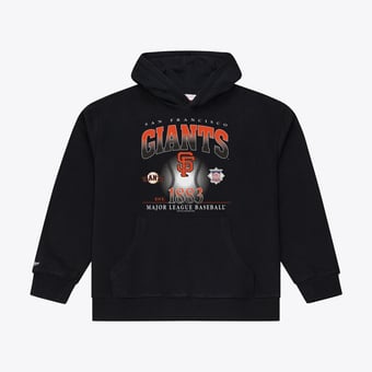 Men's Mitchell & Ness  Black San Francisco Giants Core Essentials Fleece Hoodie