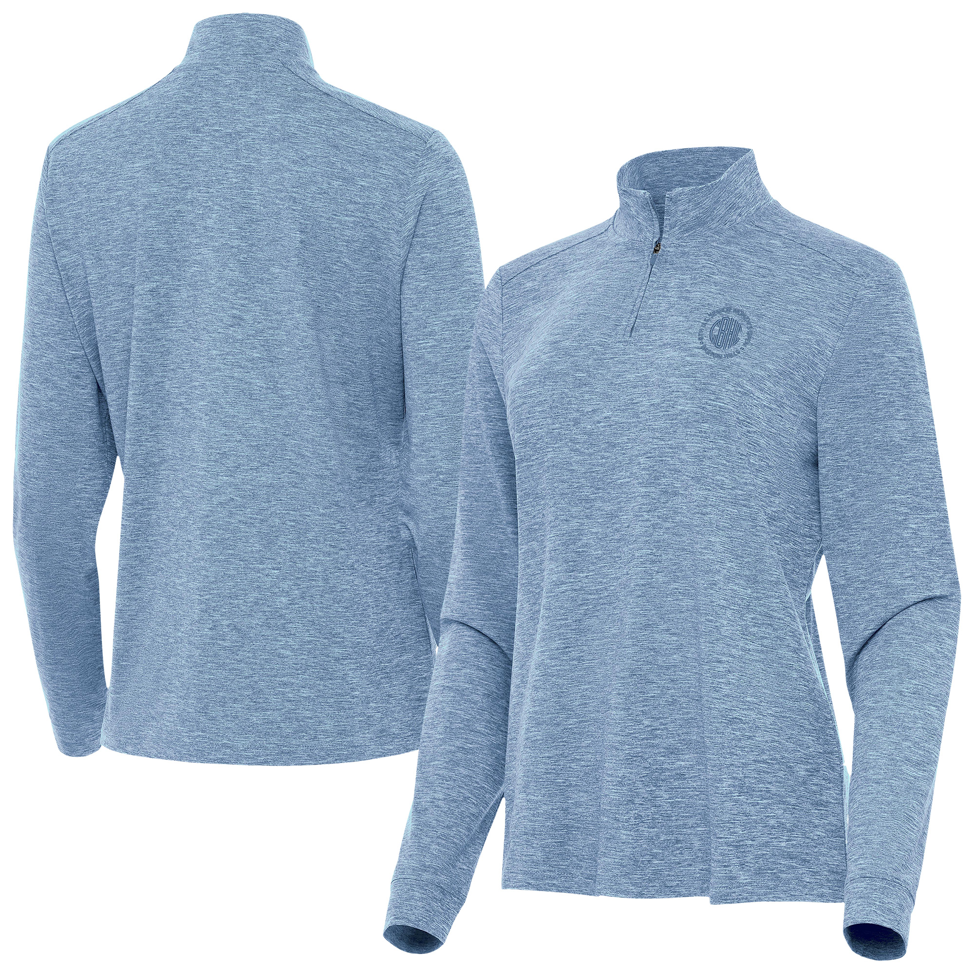 Women’s 2026 U.S. Senior Women’s Open Antigua Aqua Mentor Quarter-Zip Mock Neck Polo