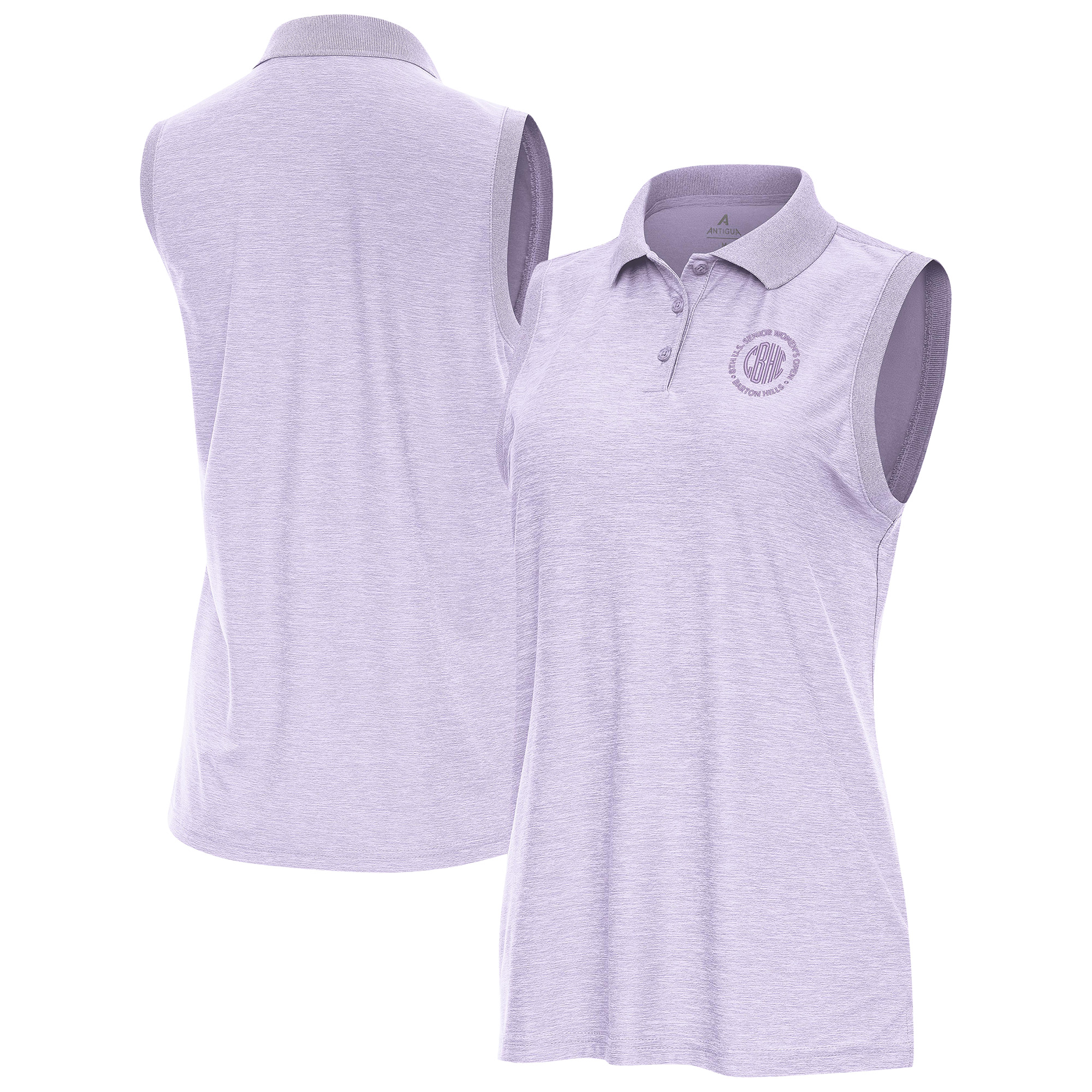 Women’s 2026 U.S. Senior Women’s Open Antigua Lavender Recap Sleeveless Polo Women’s 2026 U.S. Senior Women’s Open Antigua Lavender Recap Sleeveless Polo