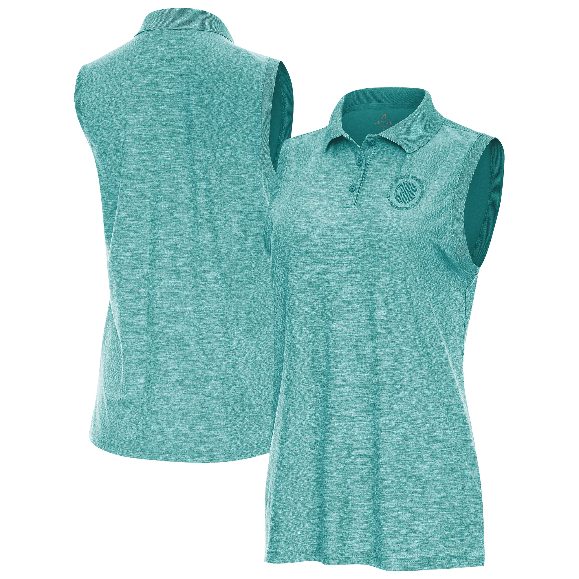 Women’s 2026 U.S. Senior Women’s Open Antigua Aqua Recap Sleeveless Polo Women’s 2026 U.S. Senior Women’s Open Antigua Aqua Recap Sleeveless Polo