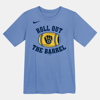 Preschool Nike Blue Milwaukee Brewers Hometown Local Collection T-Shirt