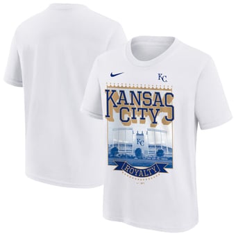 Youth Nike  White Kansas City Royals Hometown Collection T-Shirt