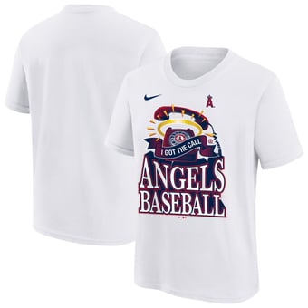 Youth Nike  White Los Angeles Angels Hometown Collection T-Shirt
