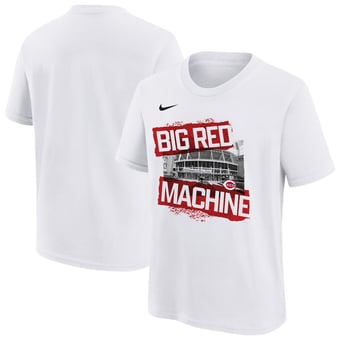 Youth Nike  White Cincinnati Reds Hometown Collection T-Shirt