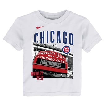 Toddler Nike White Chicago Cubs Hometown Local Collection T-Shirt
