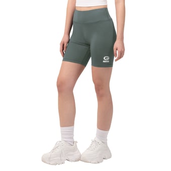 Women's Starter Green Green Bay Packers Biker Shorts