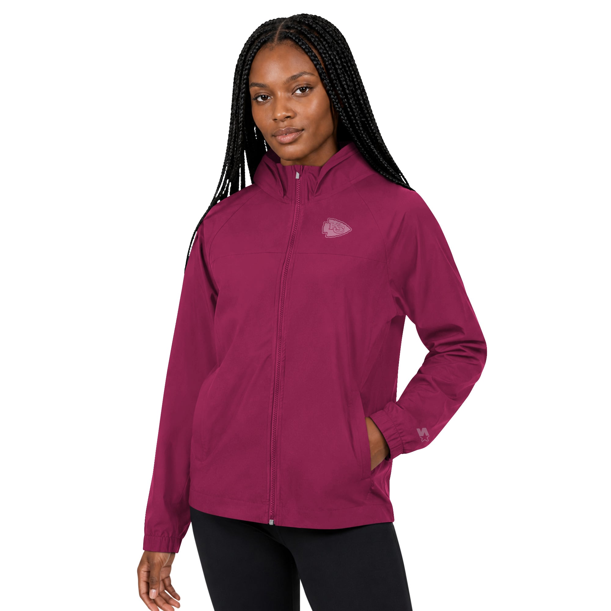 Women’s Starter Maroon Kansas City Chiefs Athleisure Lightweight Full-Zip Jacket Women’s Starter Maroon Kansas City Chiefs Athleisure Lightweight Full-Zip Jacket