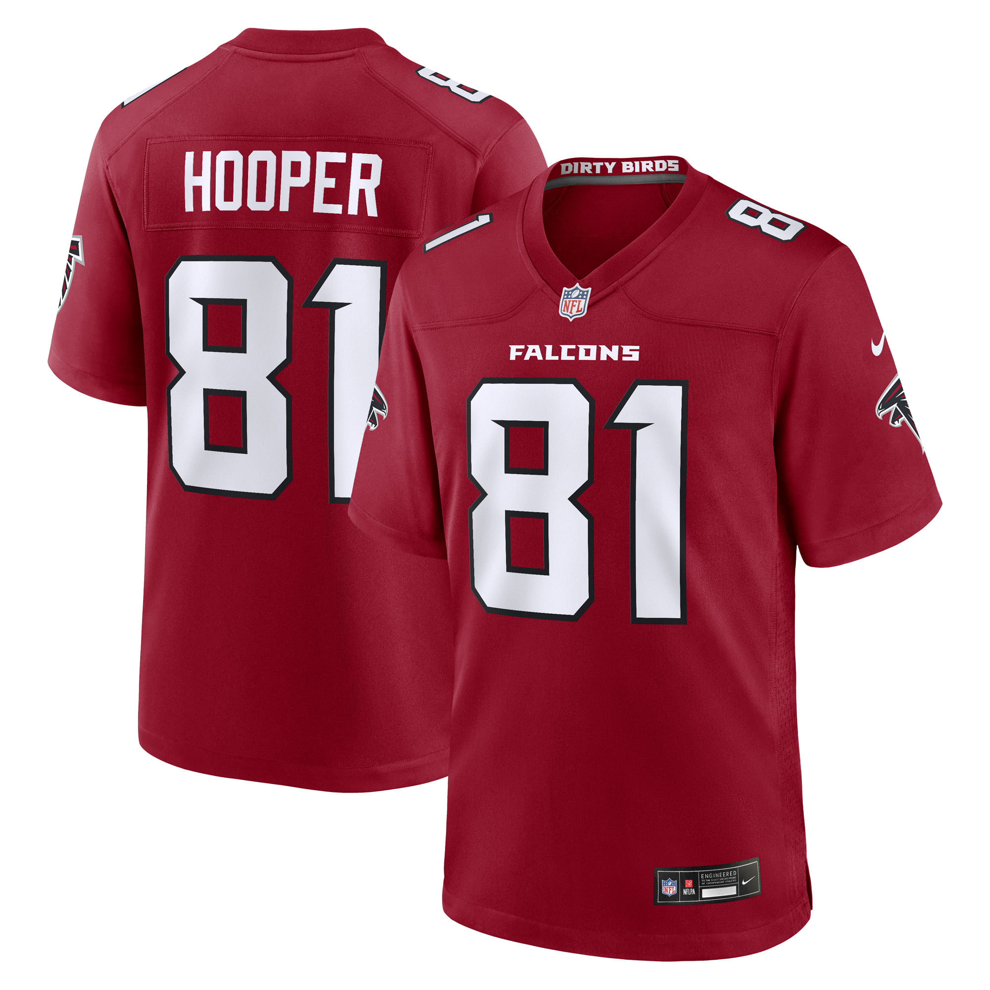 Men’s Nike Austin Hooper Red Atlanta Falcons Team Game Jersey Men’s Nike Austin Hooper Red Atlanta Falcons Team Game Jersey