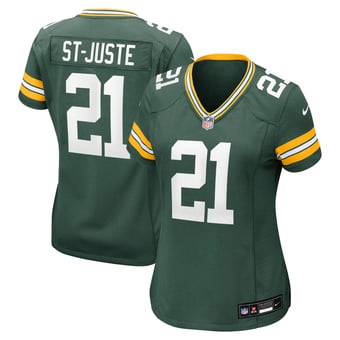 Women's Nike Benjamin St-Juste  Green Green Bay Packers Team Game Jersey