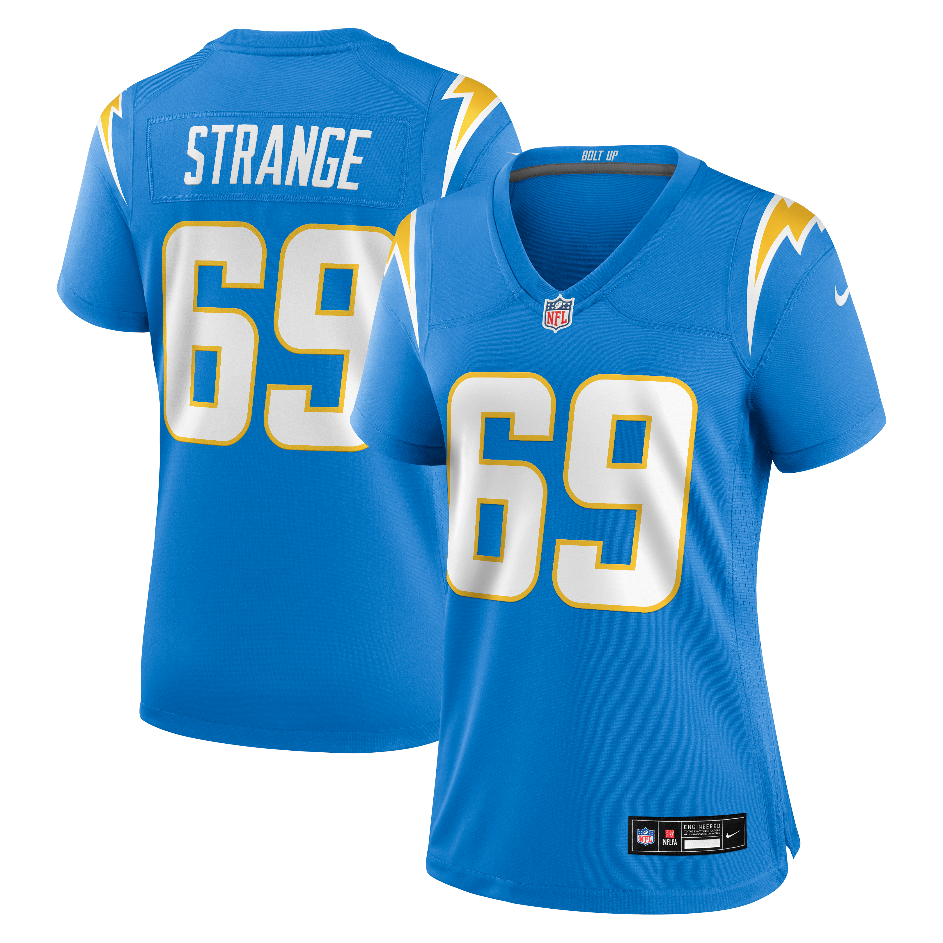 Women’s Nike Cole Strange Powder Blue Los Angeles Chargers Team Game Jersey Women’s Nike Cole Strange Powder Blue Los Angeles Chargers Team Game Jersey