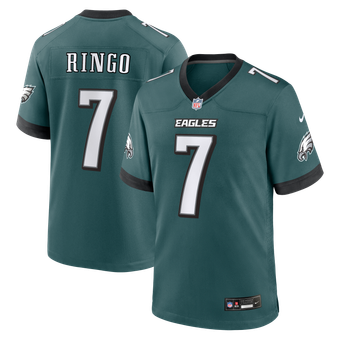 Men's Nike Kelee Ringo  Midnight Green Philadelphia Eagles Team Game Jersey