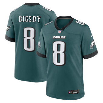 Men's Nike Tank Bigsby  Midnight Green Philadelphia Eagles Team Game Jersey