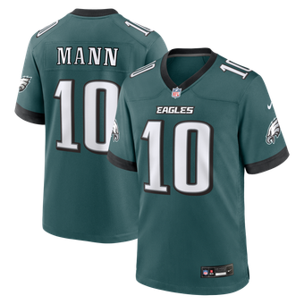 Men's Nike Braden Mann  Midnight Green Philadelphia Eagles Team Game Jersey