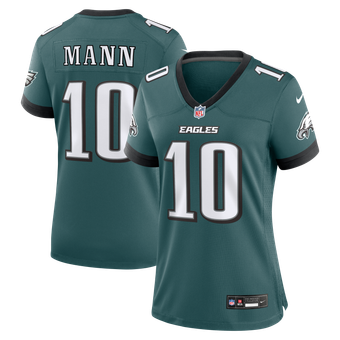 Women's Nike Braden Mann  Midnight Green Philadelphia Eagles Team Game Jersey