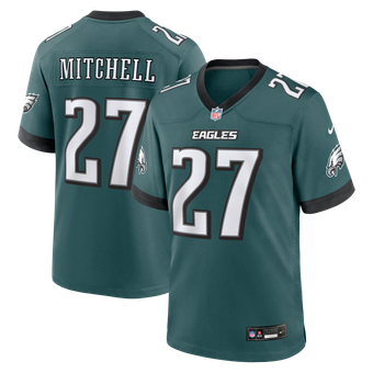Men's Nike Quinyon Mitchell  Midnight Green Philadelphia Eagles Team Game Jersey