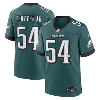 Men's Nike Jeremiah Trotter Jr.  Midnight Green Philadelphia Eagles Team Game Jersey