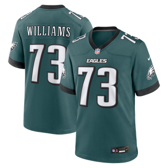 Men's Nike Cameron Williams  Midnight Green Philadelphia Eagles Team Game Jersey