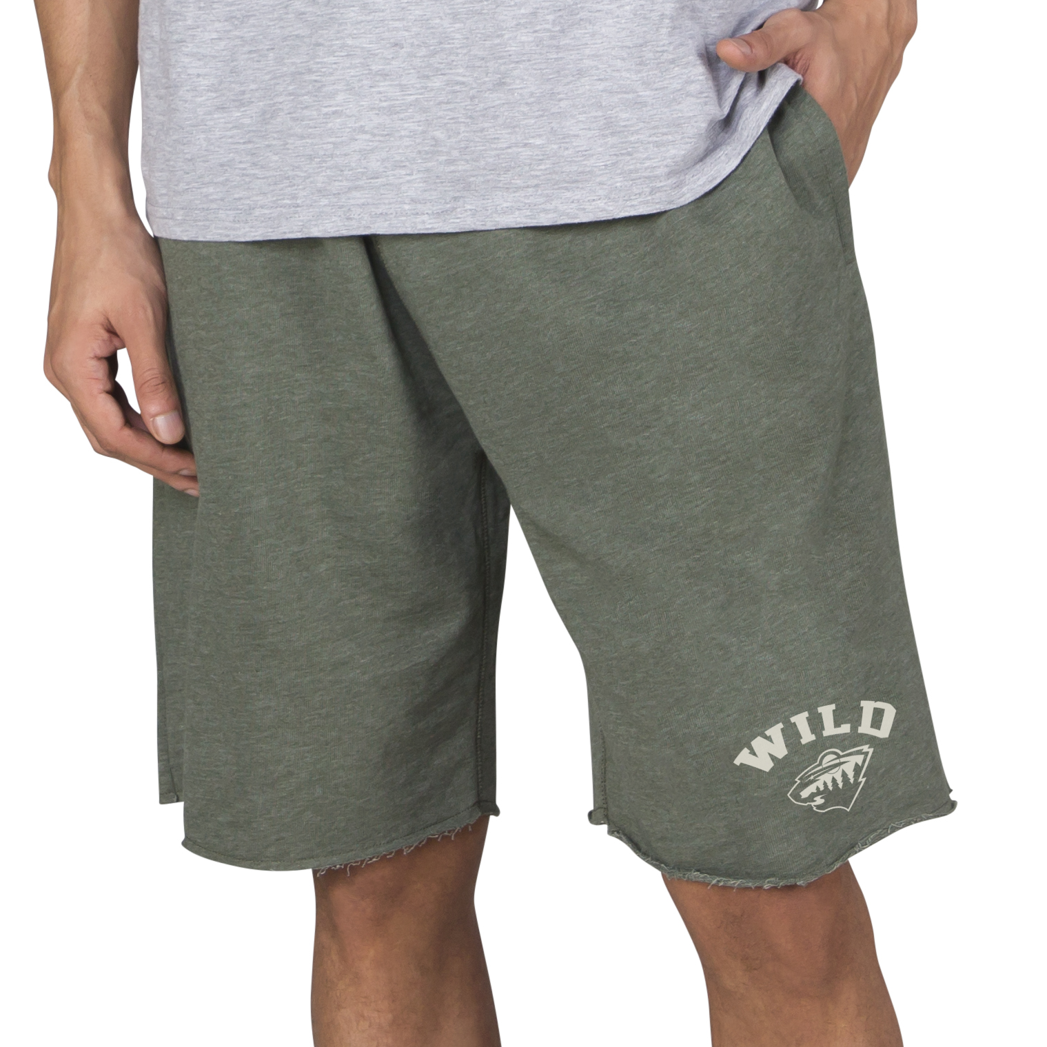 Men’s Concepts Sport Green Minnesota Wild Mainstream Tri-Blend Terry Shorts