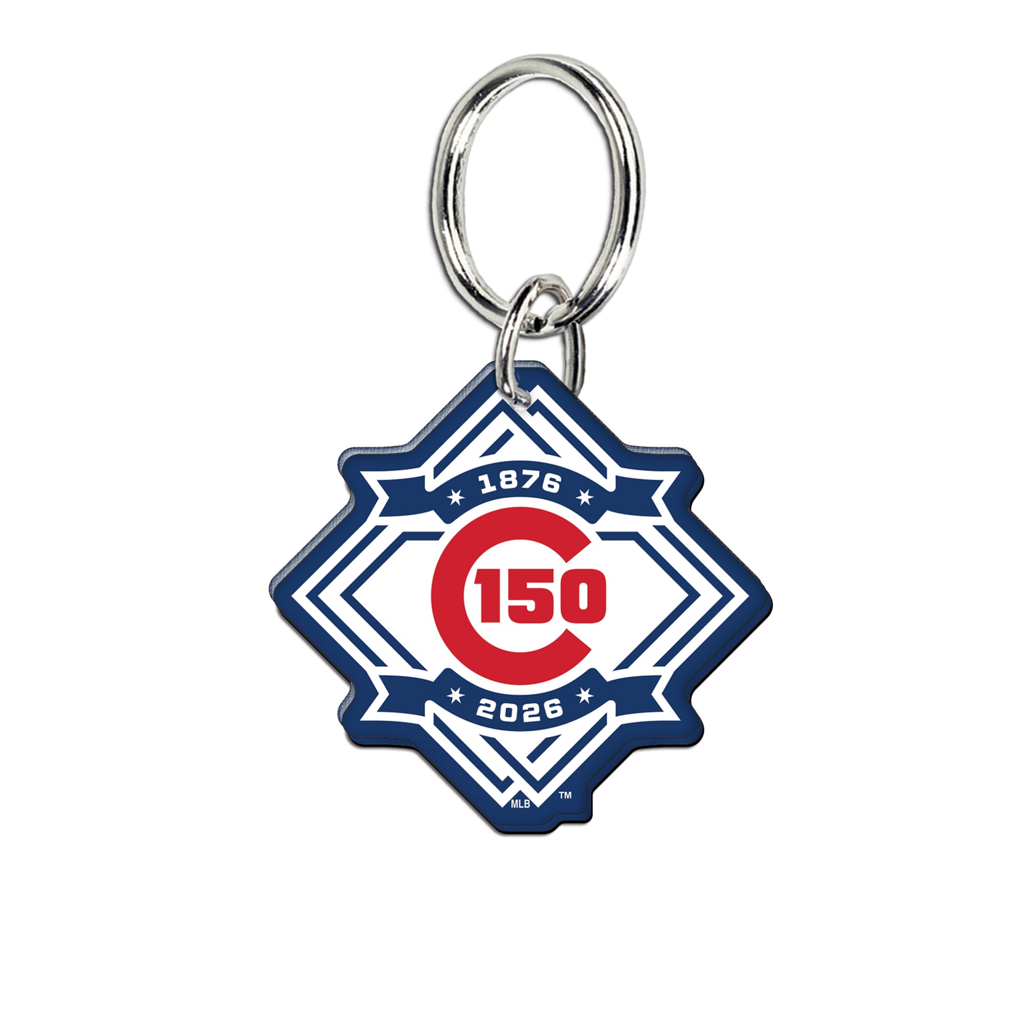 WinCraft Chicago Cubs Premium Acrylic Key Ring