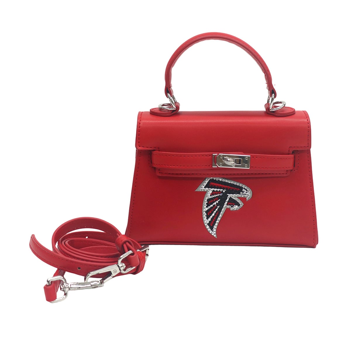 Cuce Atlanta Falcons Team Color Vegan Leather Mini Purse