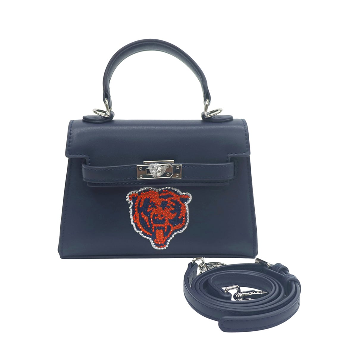 Cuce Chicago Bears Team Color Vegan Leather Mini Purse