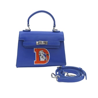 FABGATING by Cuce Denver Broncos Team Color Vegan Leather Mini Purse