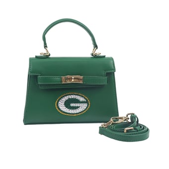 FABGATING by Cuce Green Bay Packers Team Color Vegan Leather Mini Purse
