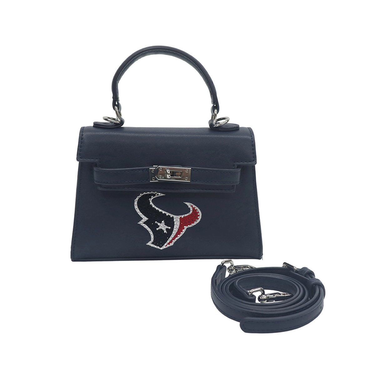 FABGATING by Cuce Houston Texans Team Color Vegan Leather Mini Purse