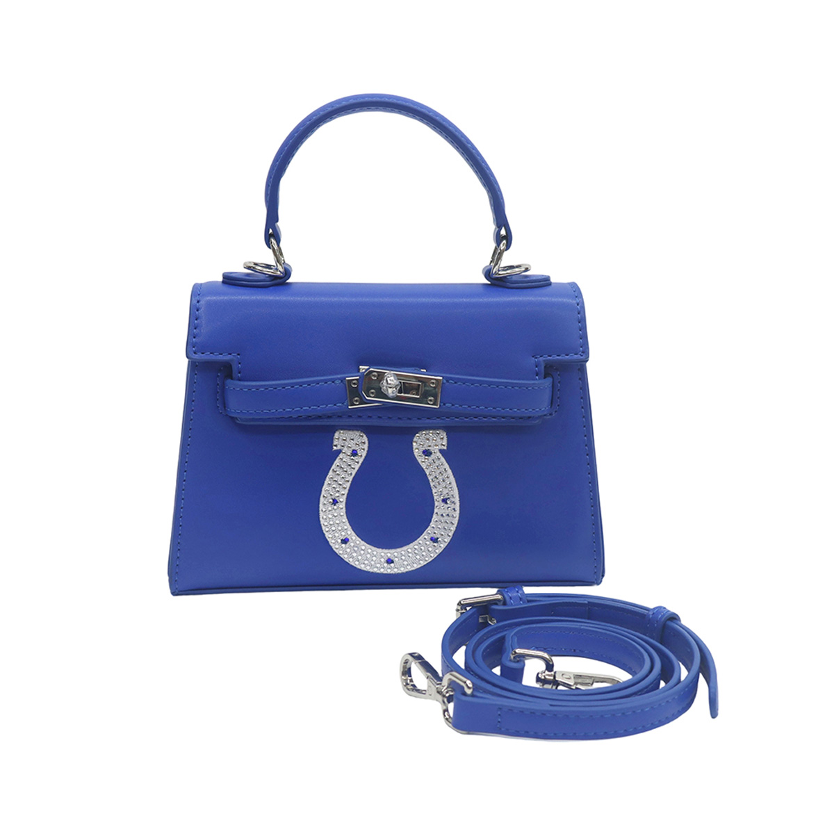 FABGATING by Cuce Indianapolis Colts Team Color Vegan Leather Mini Purse