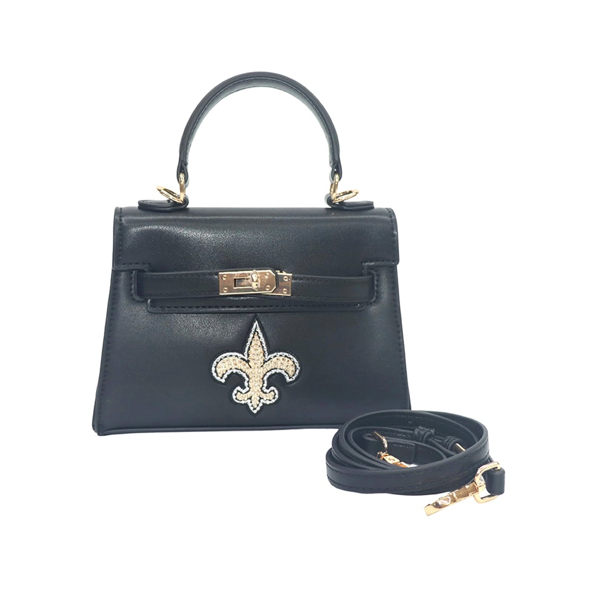 Cuce New Orleans Saints Team Color Vegan Leather Mini Purse