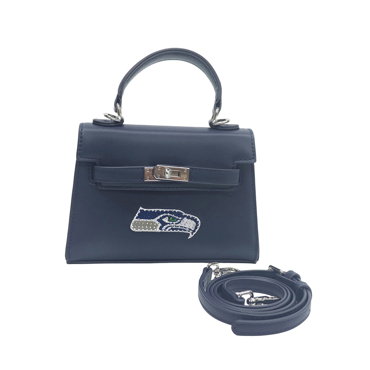 Cuce Seattle Seahawks Team Color Vegan Leather Mini Purse