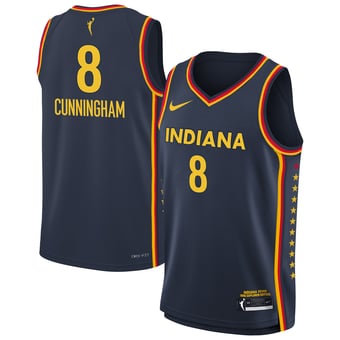 Youth Nike Sophie Cunningham Navy Indiana Fever Explorer Edition Jersey