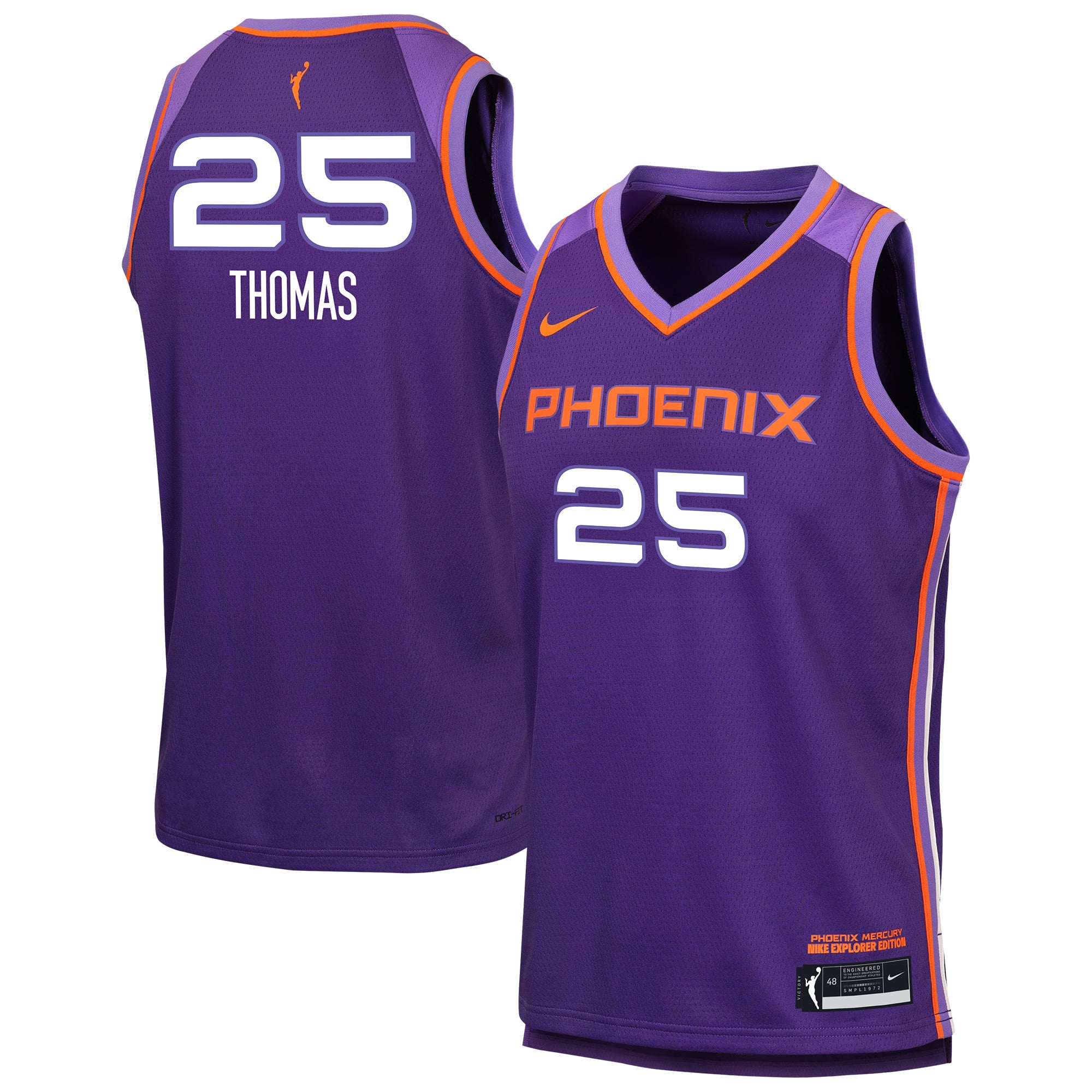 Youth Nike Alyssa Thomas Purple Phoenix Mercury Explorer Edition Jersey