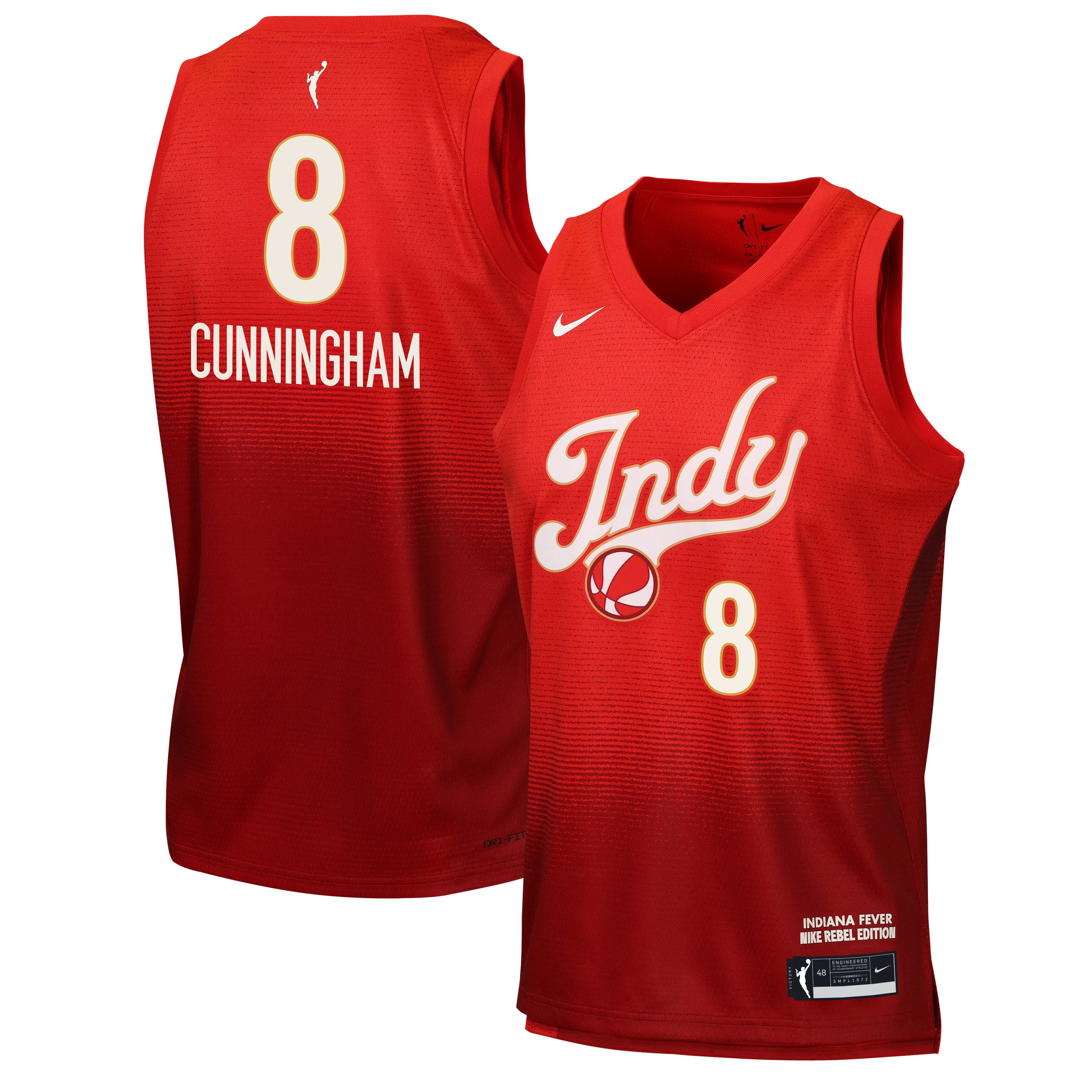 Youth Nike Sophie Cunningham Red Indiana Fever Victory Jersey – Rebel Edition Youth Nike Sophie Cunningham Red Indiana Fever Victory Jersey – Rebel Edition