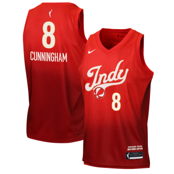 Youth Nike Sophie Cunningham Red Indiana Fever Victory Jersey - Rebel Edition