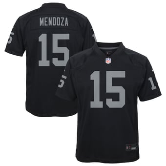 Youth Nike Fernando Mendoza Black Las Vegas Raiders Team Game Jersey