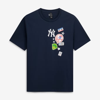 Men's New Era Navy New York Yankees City Patch T-Shirt