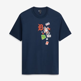Men's New Era Navy Detroit Tigers City Patch T-Shirt