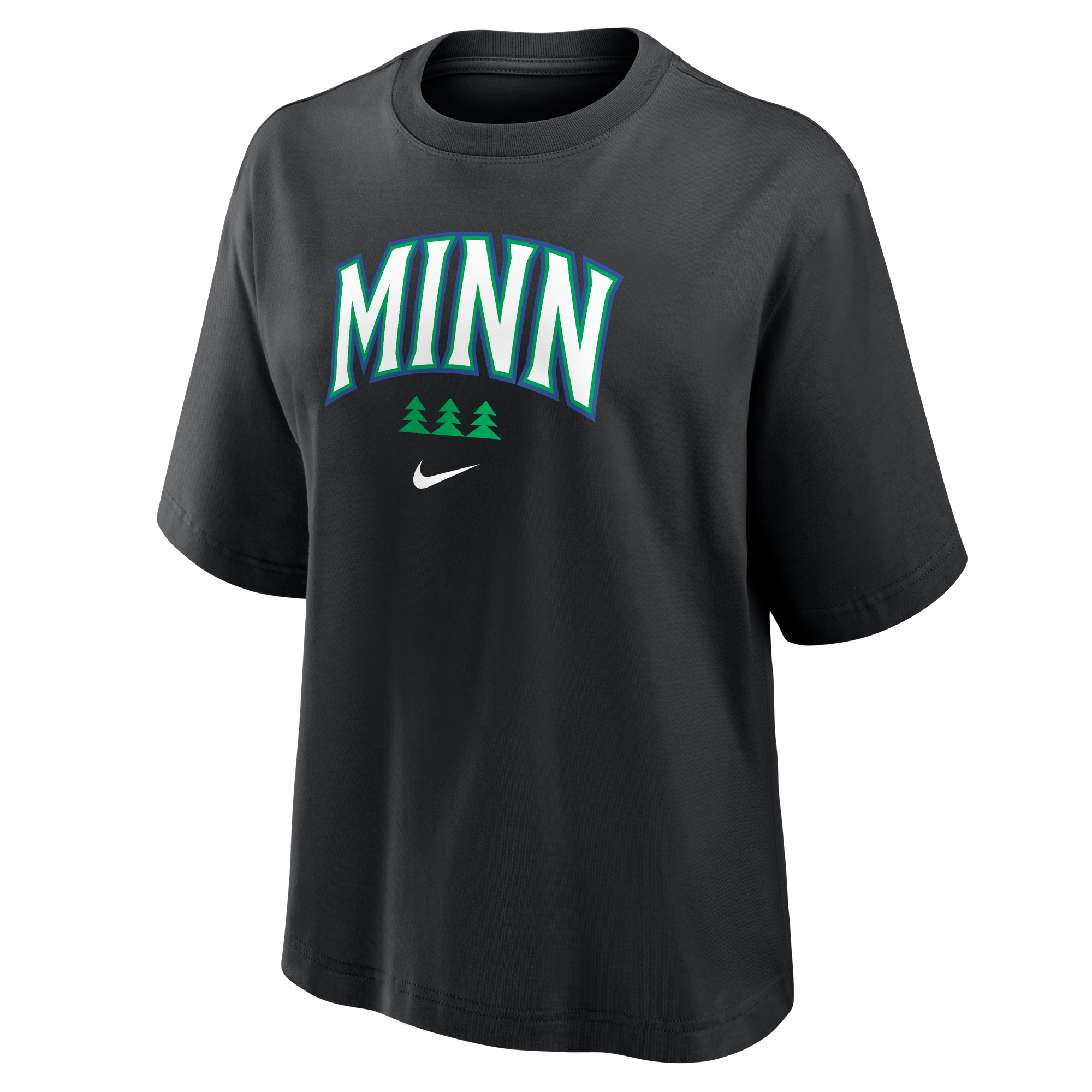 Women's Nike Black Minnesota Timberwolves Boxy T-Shirt