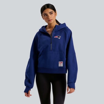 Women's lululemon  Midnight Shadow New England Patriots Scuba Oversized Half-Zip Hoodie