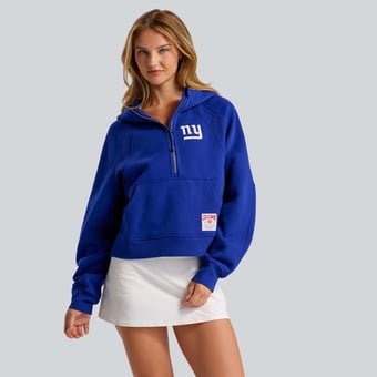 Women's lululemon  Larkspur New York Giants Scuba Oversized Half-Zip Hoodie