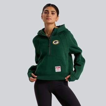 Women's lululemon  Alouette Green Bay Packers Scuba Oversized Half-Zip Hoodie