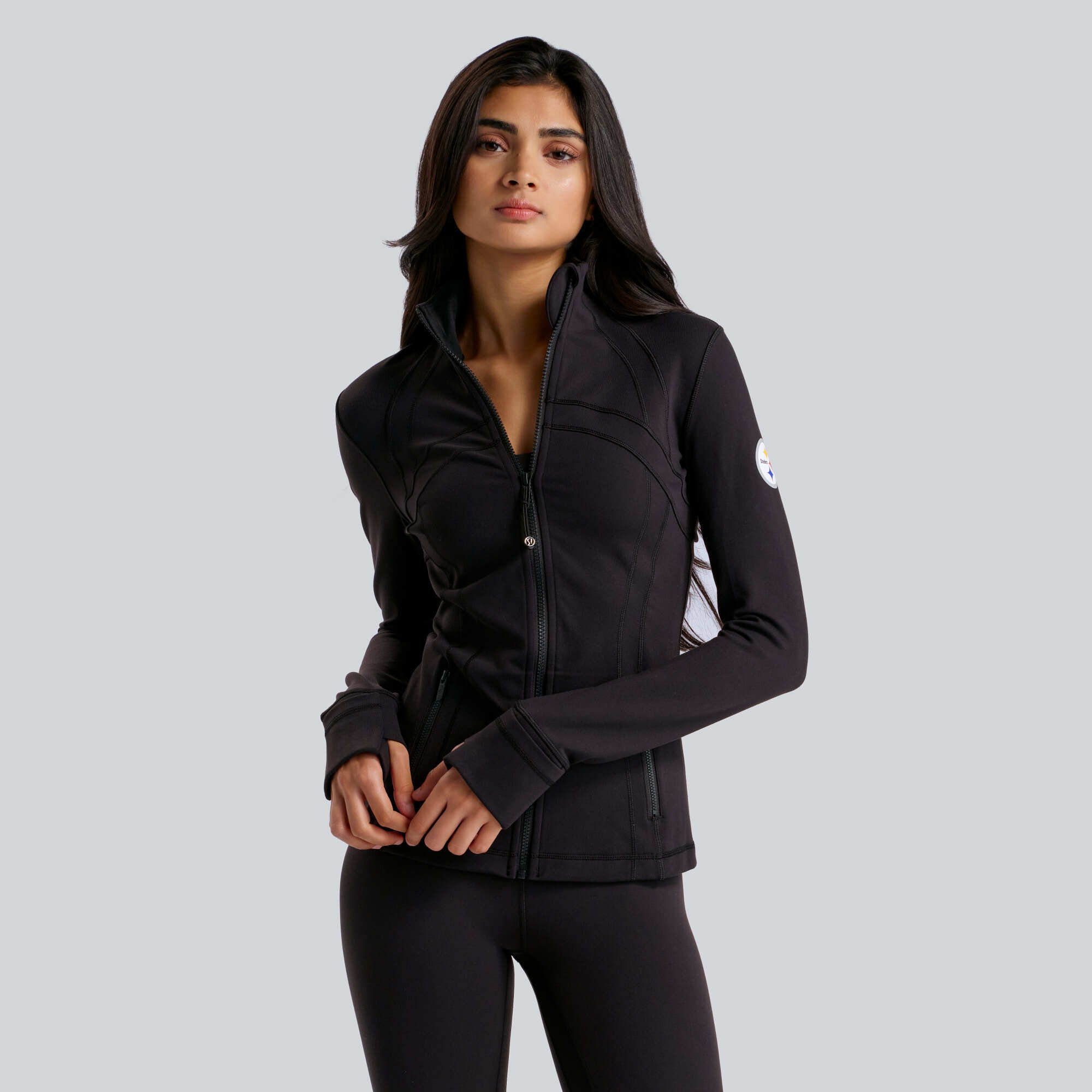Women's lululemon  Black Pittsburgh Steelers Define Jacket *Luon™