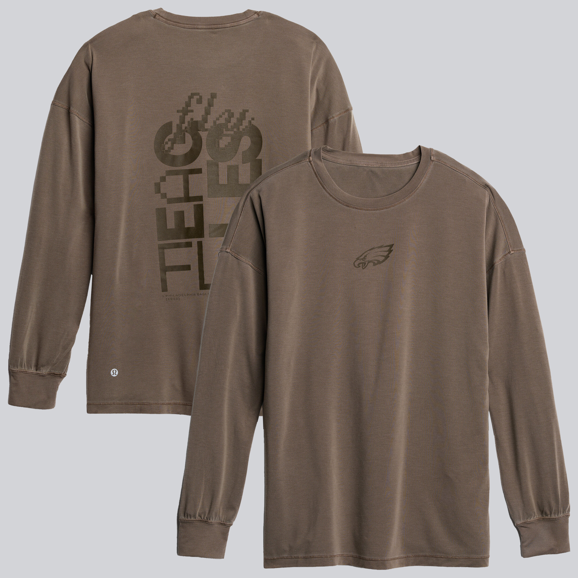 Women's lululemon Solid Nomad Philadelphia Eagles Easy Set Relaxed Fit Long Sleeve T-Shirt