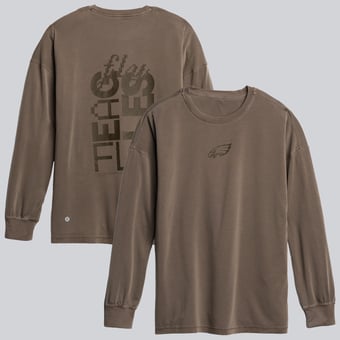 Women's lululemon Solid Nomad Philadelphia Eagles Easy Set Relaxed Fit Long Sleeve T-Shirt