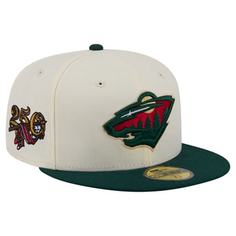 Men's New Era  Cream Minnesota Wild America's 250th Two-Tone 59FIFTY Fitted Hat