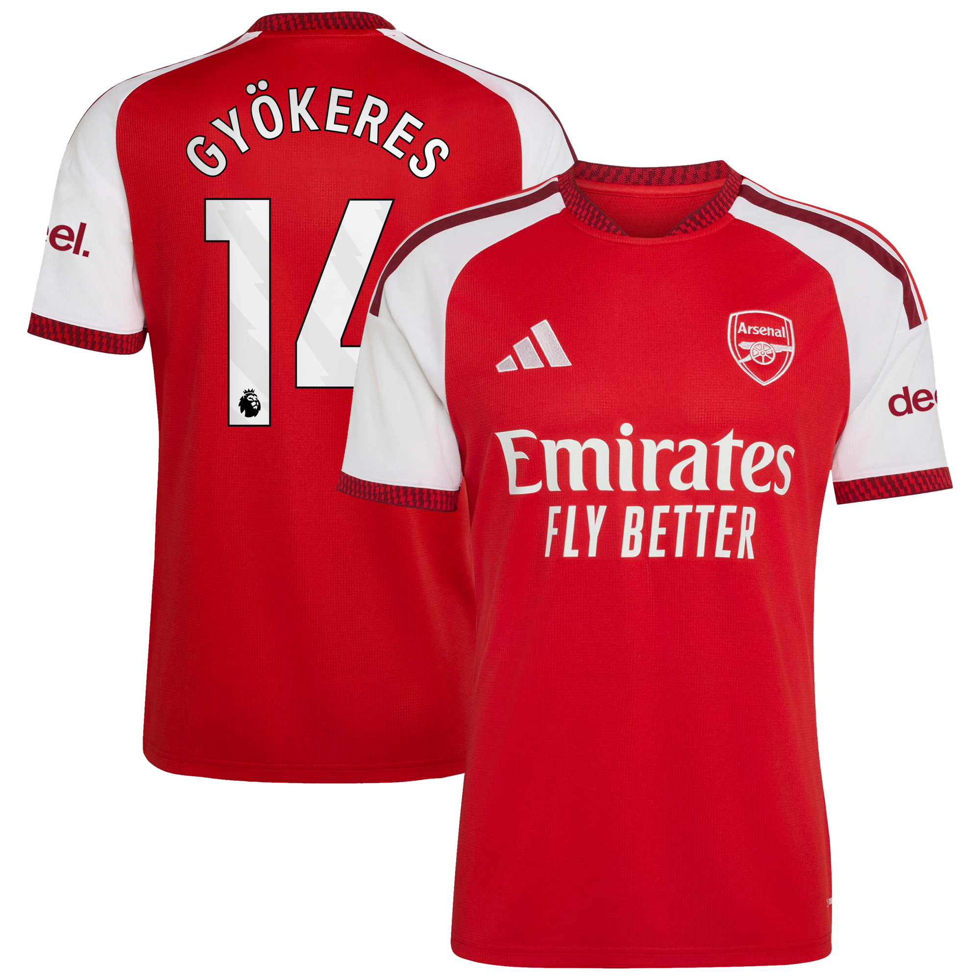 Maillot Domicile Arsenal adidas 2026-27 avec flocage Gyökeres 14
