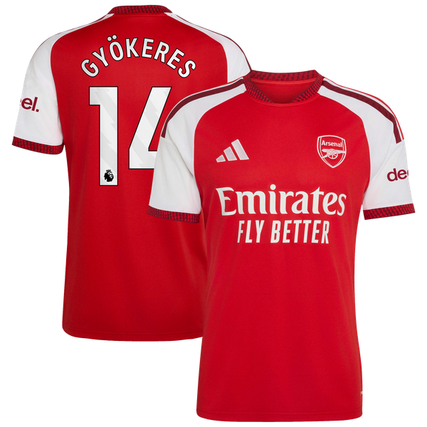 Maillot Domicile Arsenal adidas 2026-27 avec flocage Gyökeres 14